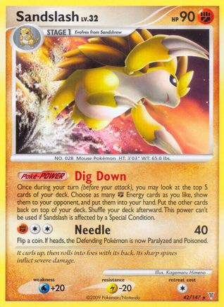 [PKM] Sandslash (42/147) [Platinum: Supreme Victors]