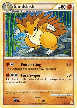 [PKM] Sandslash (29/123) [HeartGold & SoulSilver: Base Set]