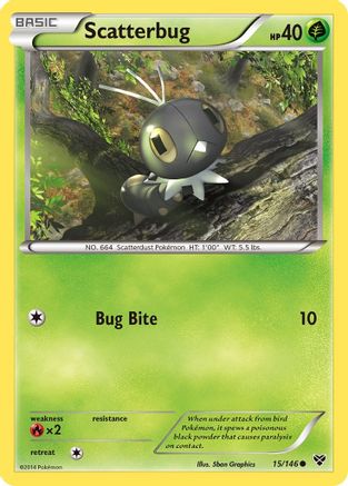 [PKM-C] Scatterbug (15/146) [XY: Base Set]