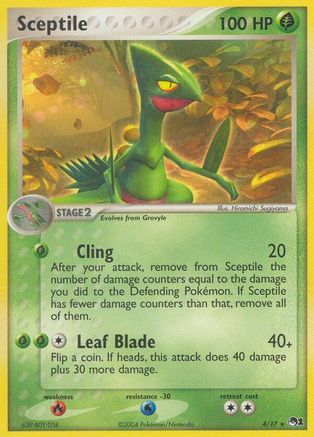 [PKM-R] Sceptile (4/17) [POP Series 1]