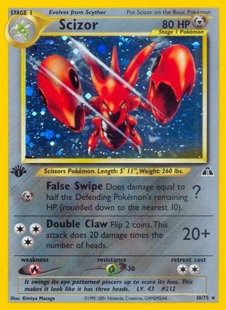 [PKM] Scizor (10/75) [Neo Discovery Unlimited]
