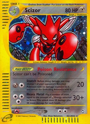 [PKM-R] Scizor (H21) [Aquapolis]
