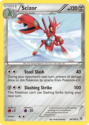 [PKM] Scizor (94/149) [Black & White: Boundaries Crossed]