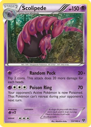 [PKM-R] Scolipede (53/146) [XY: Base Set]