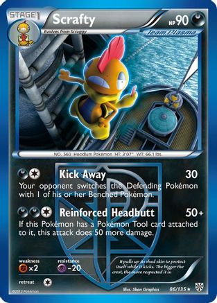 [PKM] Scrafty (86/135) [Black & White: Plasma Storm]