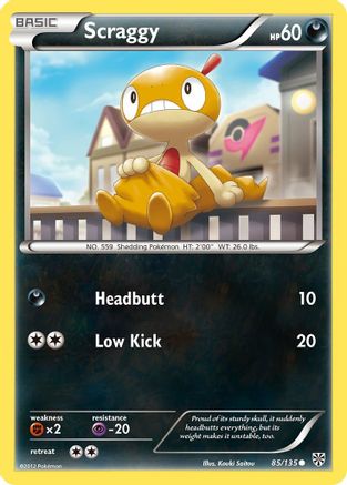 [PKM] Scraggy (85/135) [Black & White: Plasma Storm]
