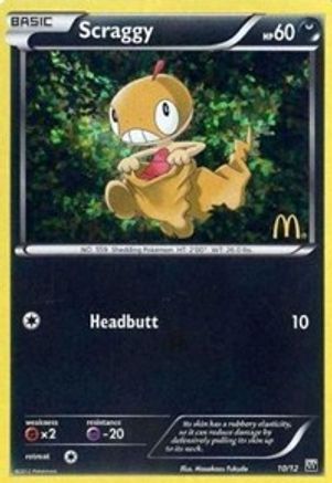 [PKM-R] Scraggy (10/12) [McDonald's Promos: 2012 Collection]