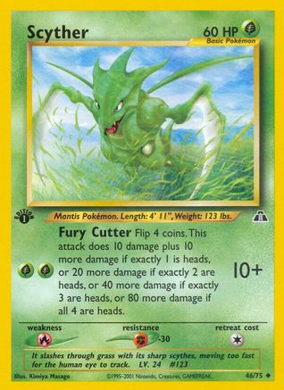 [PKM] Scyther (46/75) [Neo Discovery 1st Edition]