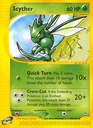 [PKM] Scyther (57/147) [Aquapolis]