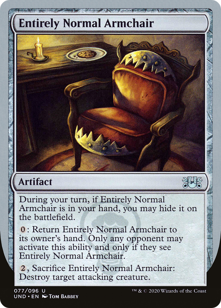 {C} Entirely Normal Armchair [Unsanctioned][UND 077]