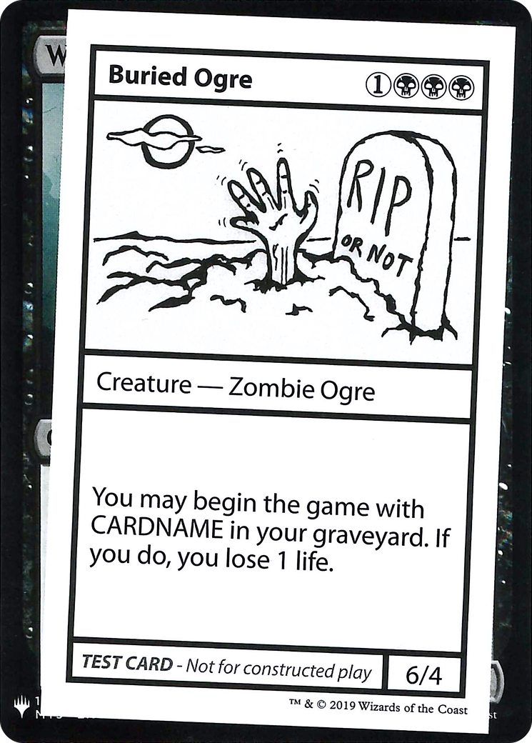 {R} Buried Ogre [Mystery Booster Playtest Cards][CON CMB1 036] - Misty Mountain Games
