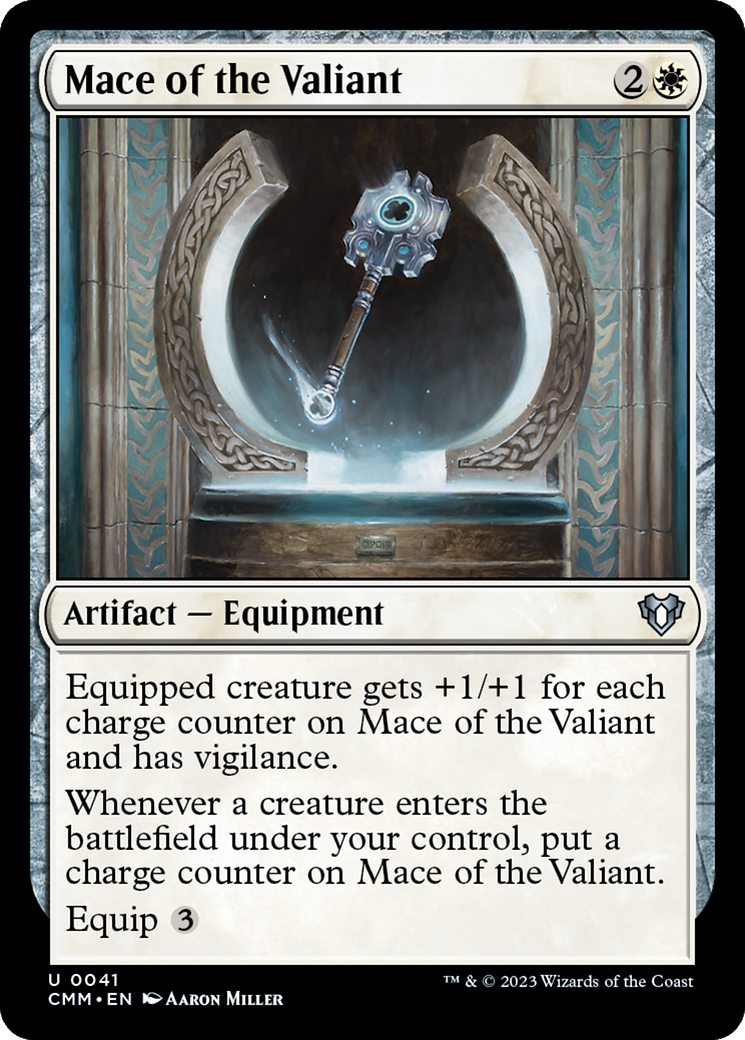 {C} Mace of the Valiant [Commander Masters][CMM 041]