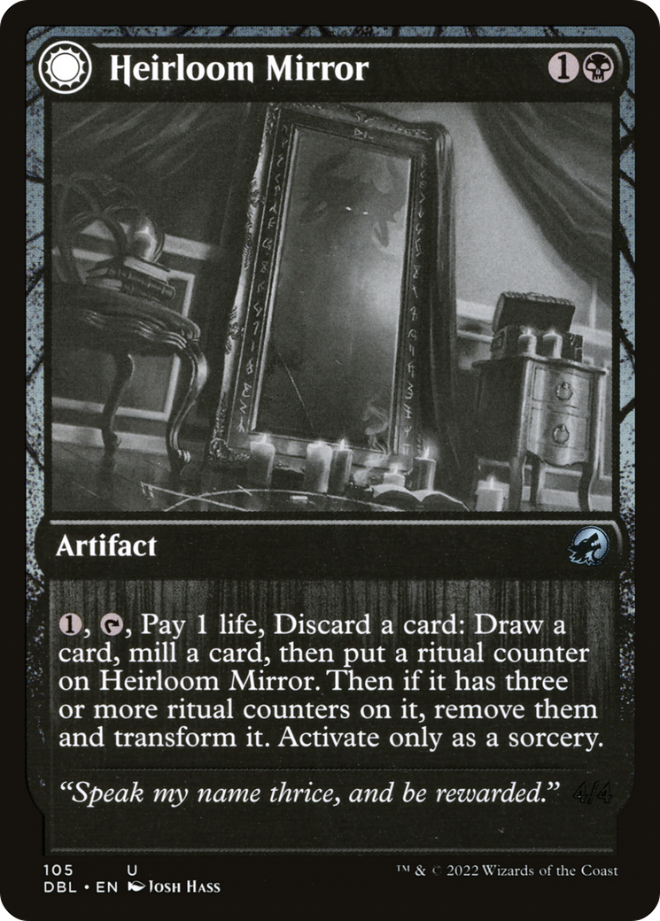 {C} Heirloom Mirror // Inherited Fiend [Innistrad: Double Feature][DBL 105]