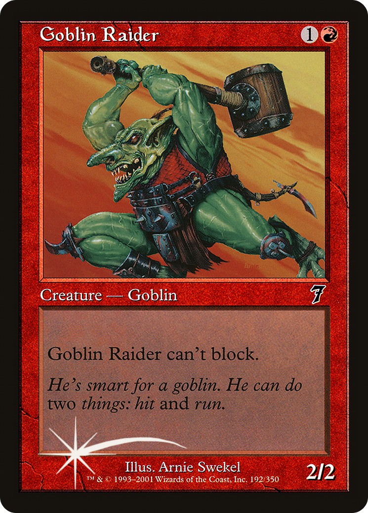{C} Goblin Raider [Seventh Edition][7ED 192]