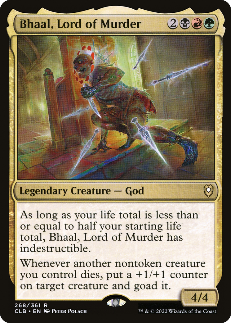 {R} Bhaal, Lord of Murder [Commander Legends: Battle for Baldur's Gate][CLB 268]