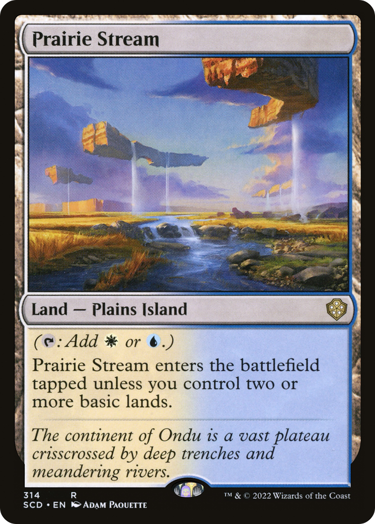 {R} Prairie Stream [Starter Commander Decks][SCD 314]
