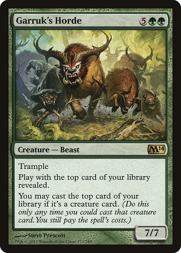 {R} Garruk's Horde [Magic 2014][M14 173]