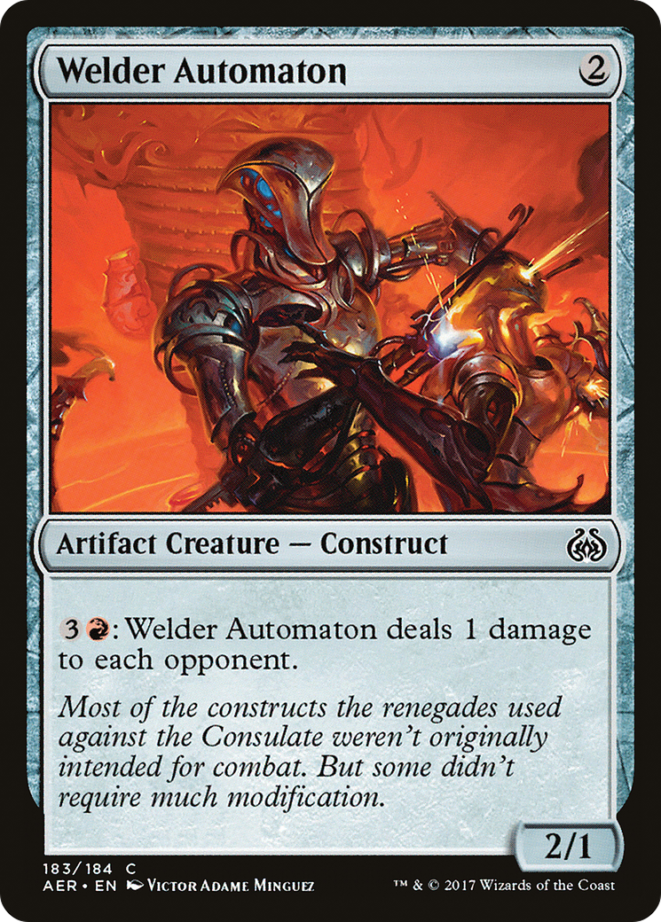 {C} Welder Automaton [Aether Revolt][AER 183]