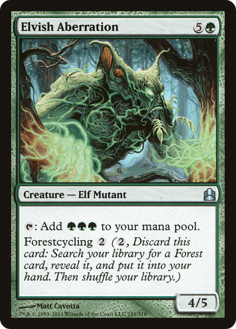 {C} Elvish Aberration [Commander 2011][CMD 151]