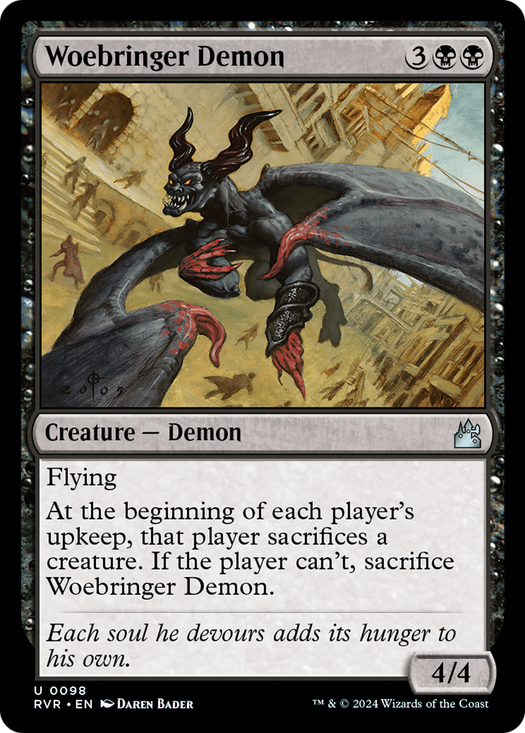 {C} Woebringer Demon [Ravnica Remastered][RVR 098]