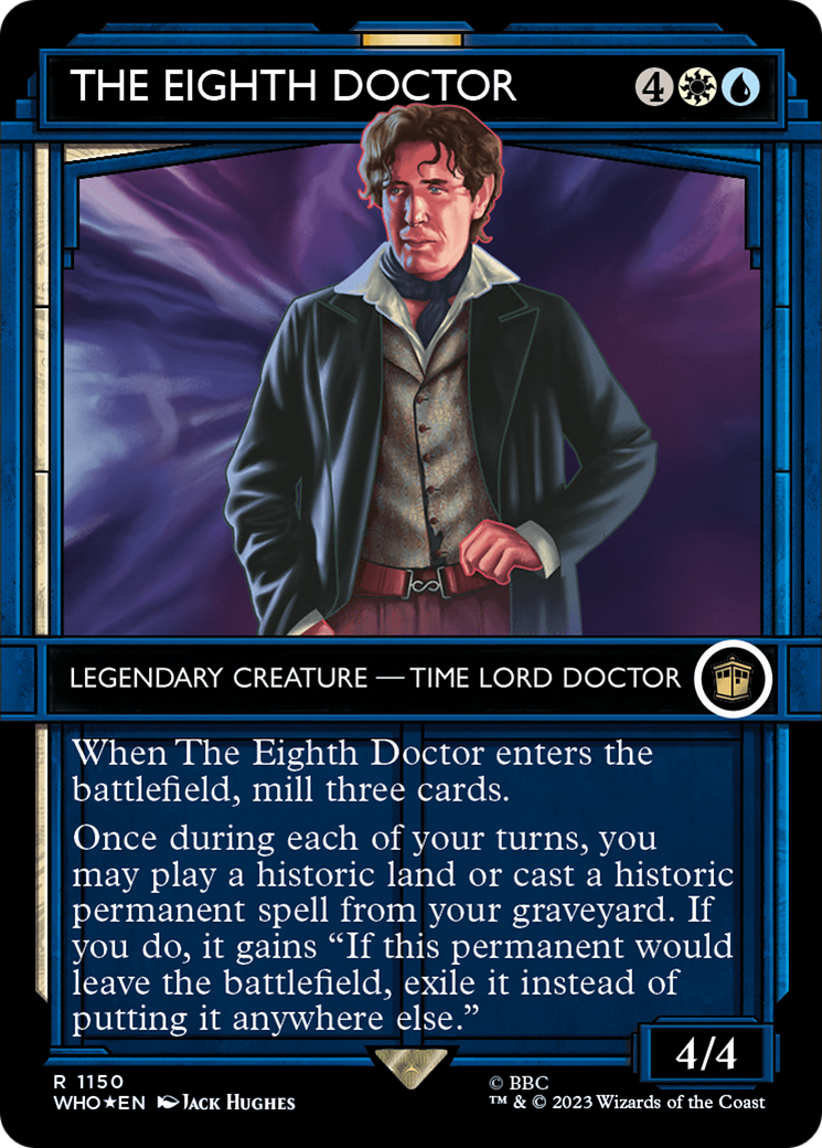 {R} The Eighth Doctor (Showcase) (Surge Foil) [Doctor Who][WHO 1150]