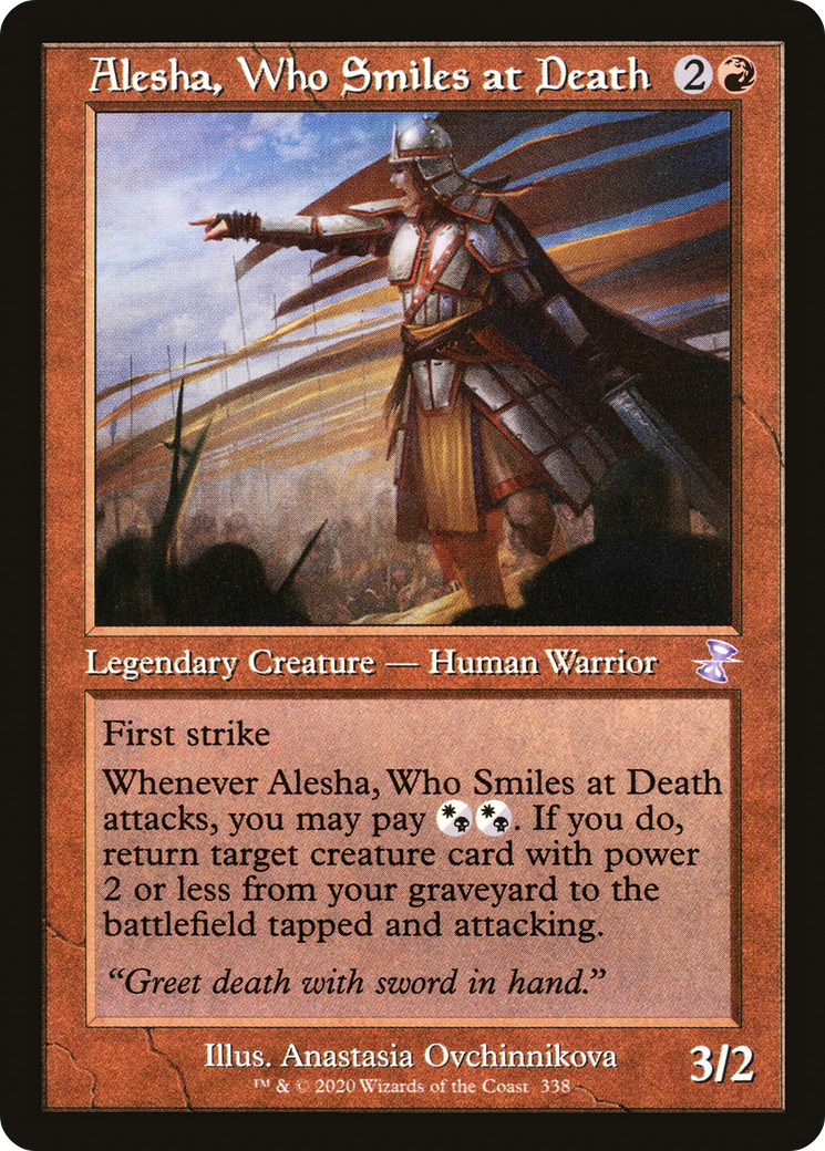 {R} Alesha, Who Smiles at Death (Timeshifted) [Time Spiral Remastered][TSR 338]