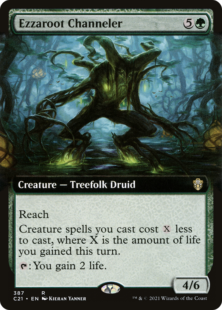 {R} Ezzaroot Channeler (Extended Art) [Commander 2021][C21 387]