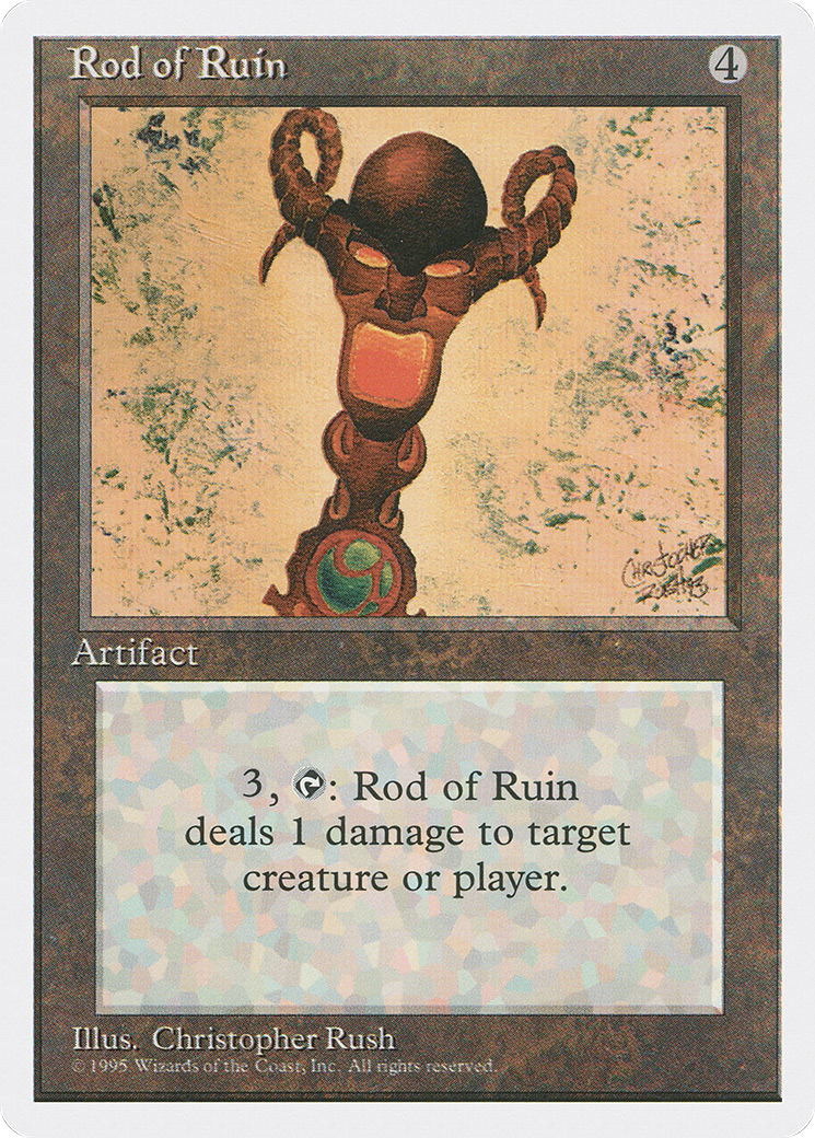 {C} Rod of Ruin [Fourth Edition][4ED 344] - Misty Mountain Games