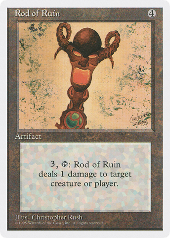 {C} Rod of Ruin [Fourth Edition][4ED 344]