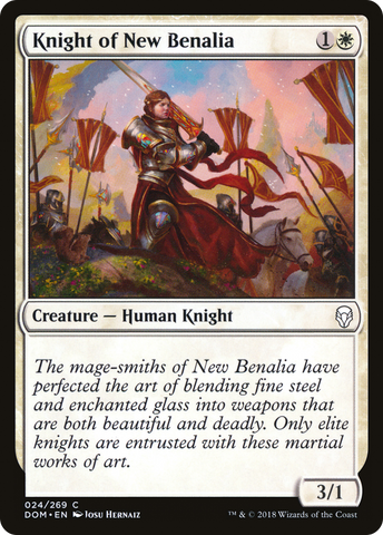 {C} Knight of New Benalia [Dominaria][DOM 024]