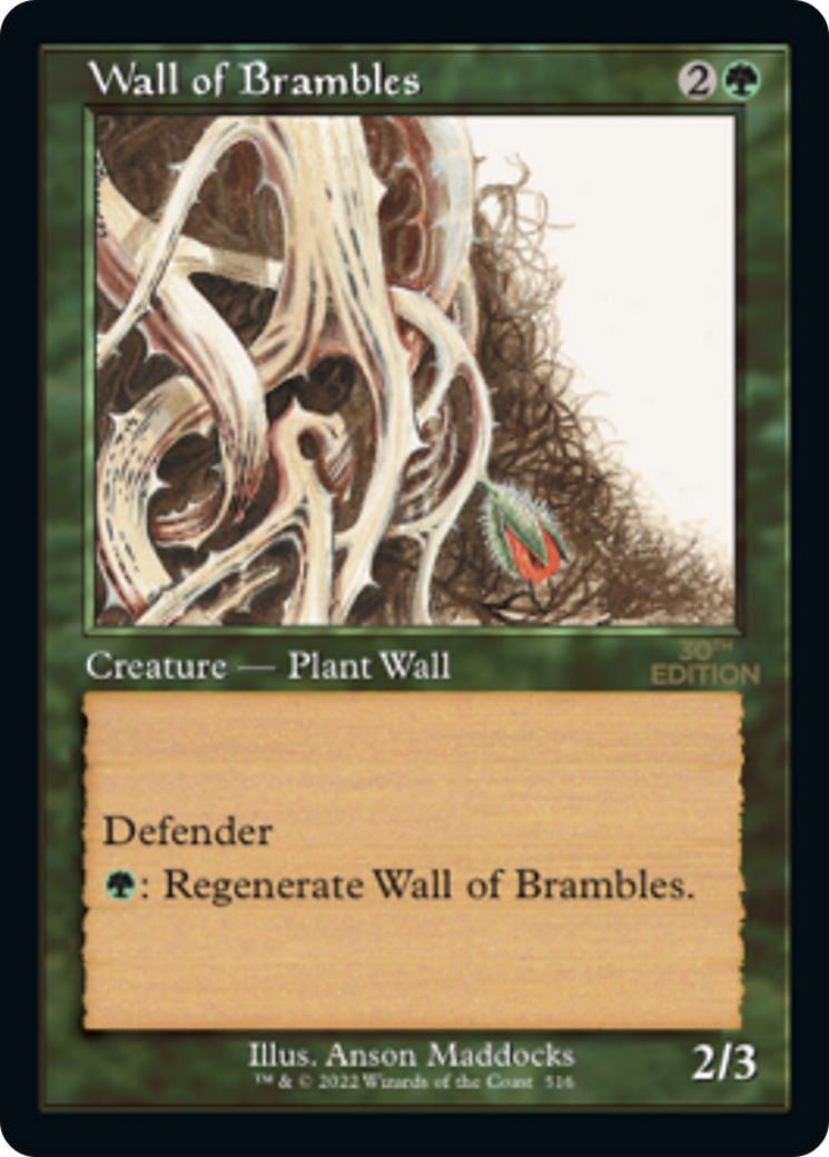 {C} Wall of Brambles (Retro) [30th Anniversary Edition][30A 516]
