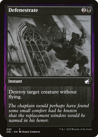 {C} Defenestrate [Innistrad: Double Feature][DBL 095]