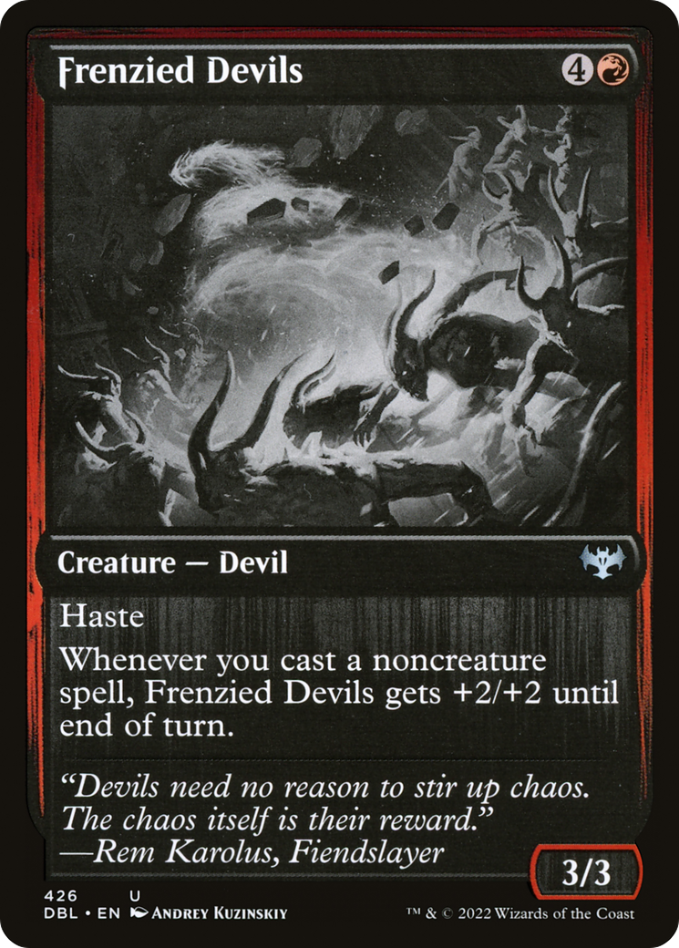 {C} Frenzied Devils [Innistrad: Double Feature][DBL 426]