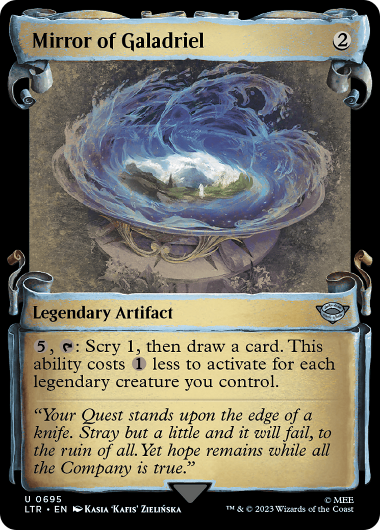 {C} Mirror of Galadriel [The Lord of the Rings: Tales of Middle-Earth Showcase Scrolls][LTR 695]