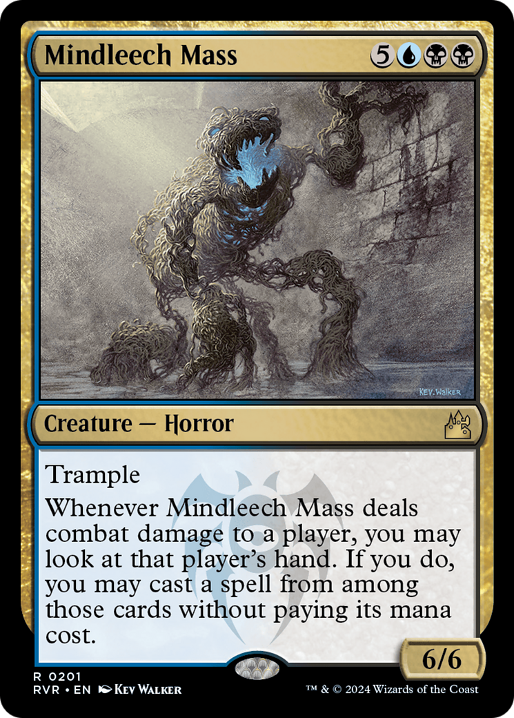 {R} Mindleech Mass [Ravnica Remastered][RVR 201]