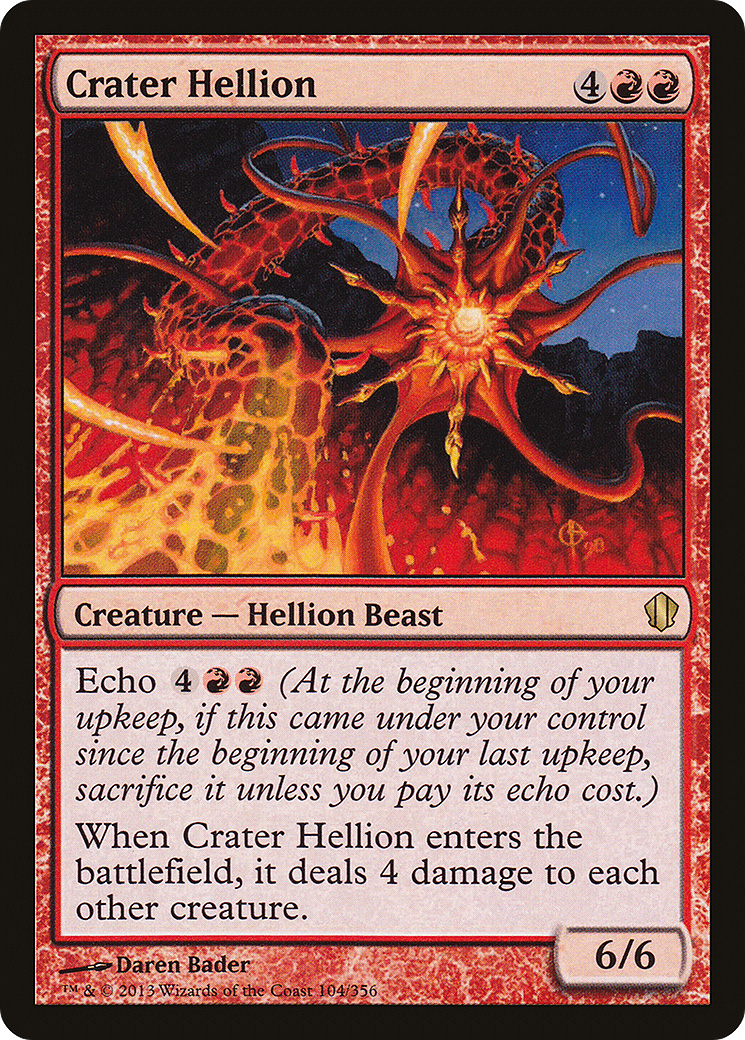 {R} Crater Hellion [Commander 2013][C13 104]