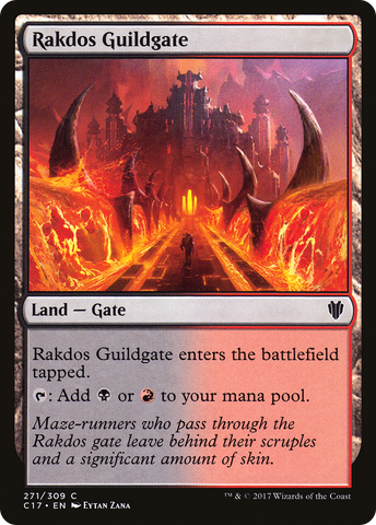 {C} Rakdos Guildgate [Commander 2017][C17 271]