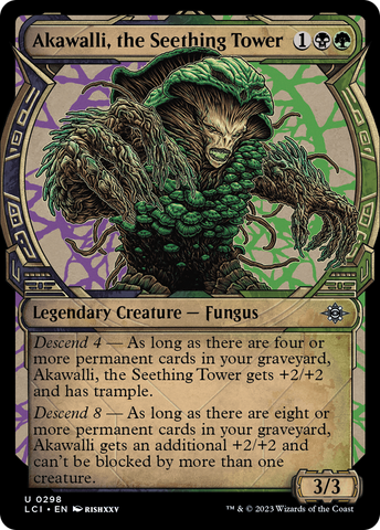 {@C} Akawalli, the Seething Tower (Showcase) [The Lost Caverns of Ixalan][LCI 298]