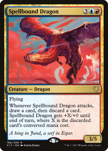 {R} Spellbound Dragon [Commander 2017][C17 196]