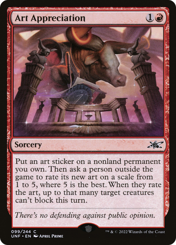 {C} Art Appreciation [Unfinity][UNF 099]