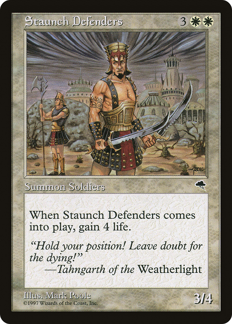 {C} Staunch Defenders [Tempest][TMP 049]