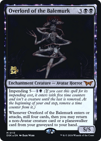 {@R} Overlord of the Balemurk [Duskmourn: House of Horror Prerelease Promos][PR DSK 113]