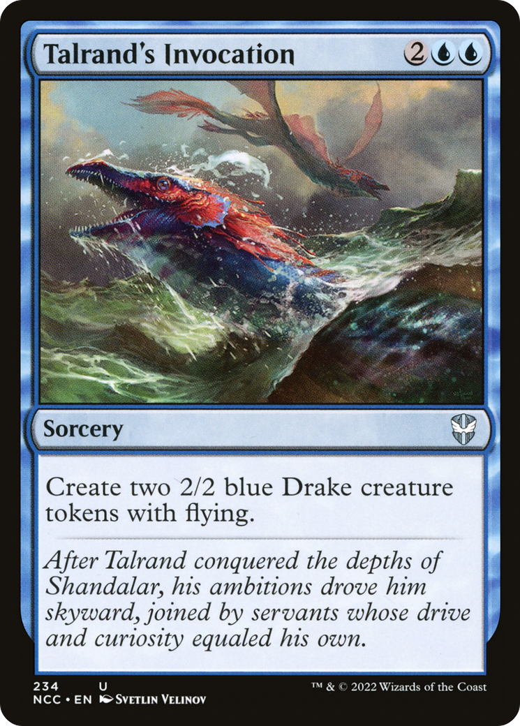 {C} Talrand's Invocation [Streets of New Capenna Commander][NCC 234]