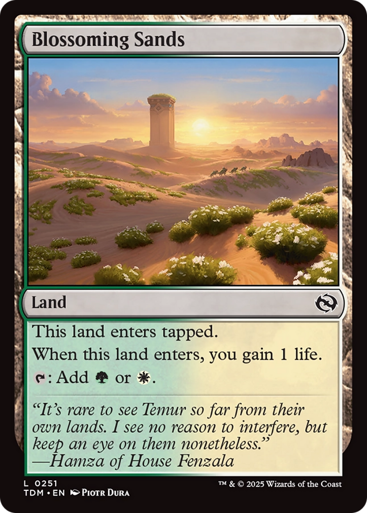 {@C} Blossoming Sands [Tarkir: Dragonstorm][TDM 251]