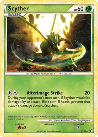 [PKM-C] Scyther (36/90) [HeartGold & SoulSilver: Undaunted]