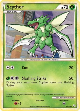 [PKM] Scyther (65/90) [HeartGold & SoulSilver: Undaunted]