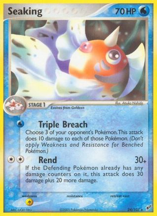 [PKM] Seaking (24/107) (Stamped) [EX: Deoxys]