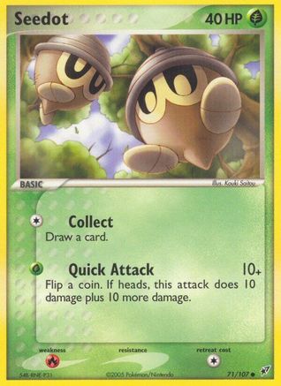 [PKM] Seedot (71/107) (Stamped) [EX: Deoxys]