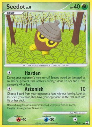 [PKM] Seedot (78/111) [Platinum: Rising Rivals]