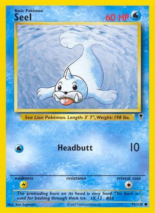 [PKM] Seel (92/110) [Legendary Collection]